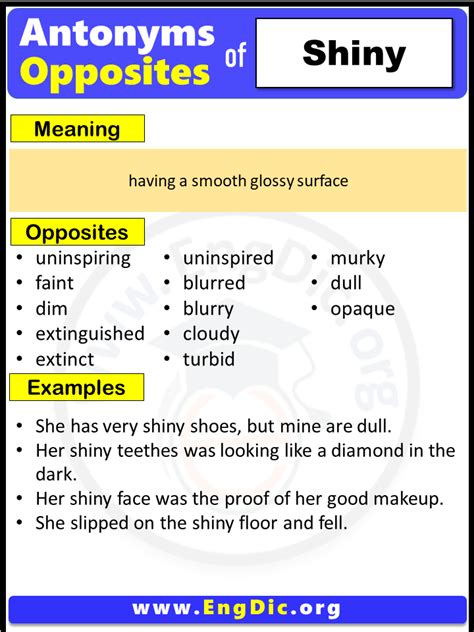 antonyms of shiny|Iba pa.